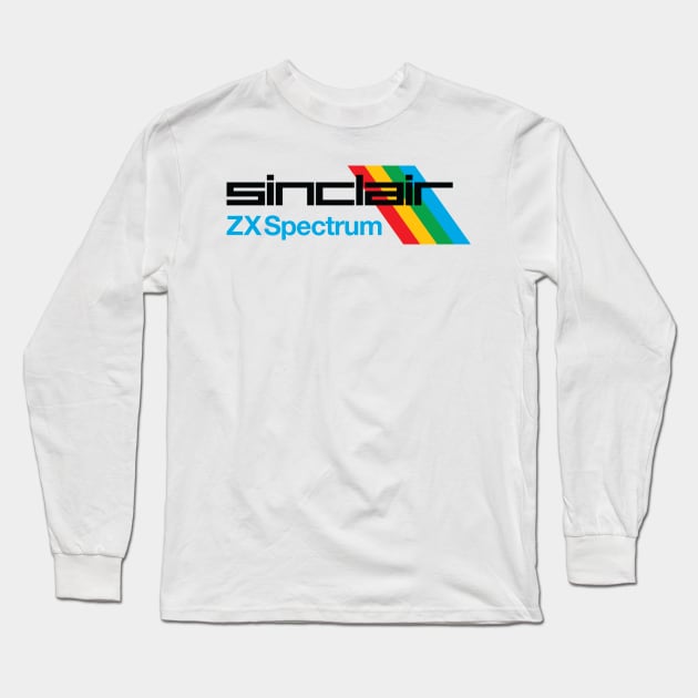 Sinclair ZX Spectrum Long Sleeve T-Shirt by MindsparkCreative